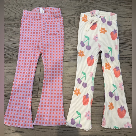 Zara Bottoms Zara Toddler Girl Leggings Set Of 2 Poshmark